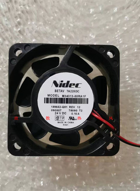 NIDEC TA225DC M34313-55RA1F/2F/3F/9F/11F 24V 6cm6025散热风扇