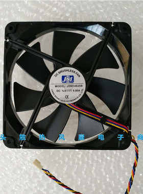 原装 JSL 14CM 12V 0.80A JDH14025B 四线PWM 超大风量机箱风扇