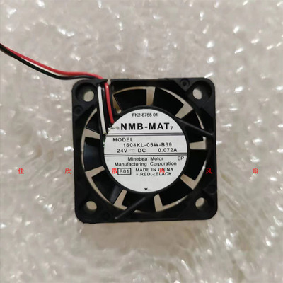 原装NMB-MAT 1604KL-05W-B69/B60 4010 24V 0.072A变频器散热风扇