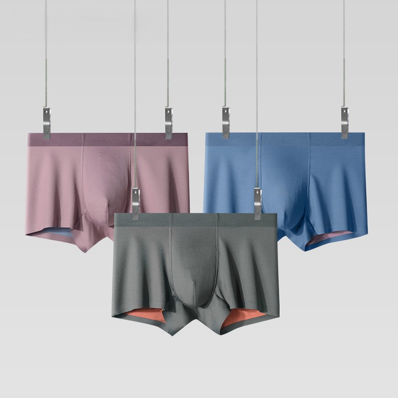 【强烈推荐】Waku袜裤 莫代尔双面100支0感抗菌无痕四角裤