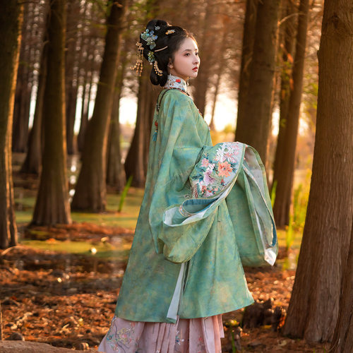 锦瑟衣庄明制汉服马面裙披风