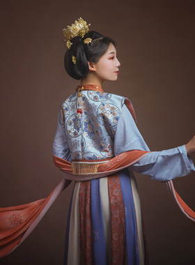 锦瑟上元片裙衫子夏季现货汉服