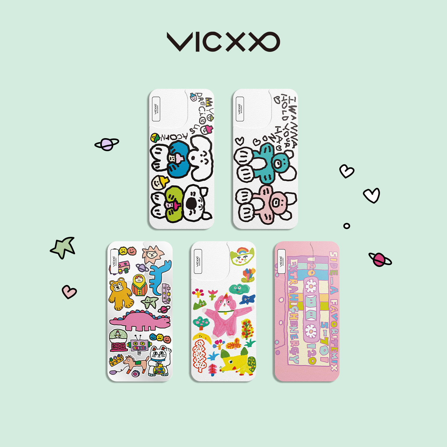 vicxxo苹果手机壳背贴合集图片