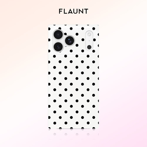 Flaunt白底波点苹果17pm手机壳
