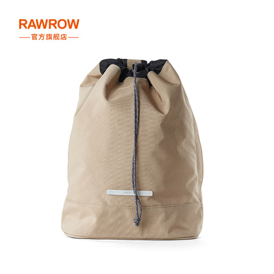 Rawrow时尚韩系单肩抽绳包