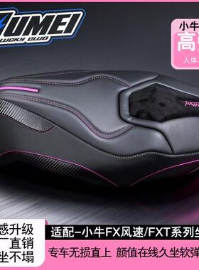 小牛FX/FX风速/FXT/FXpro全系直上座包防水防晒减震粉色刺绣坐垫