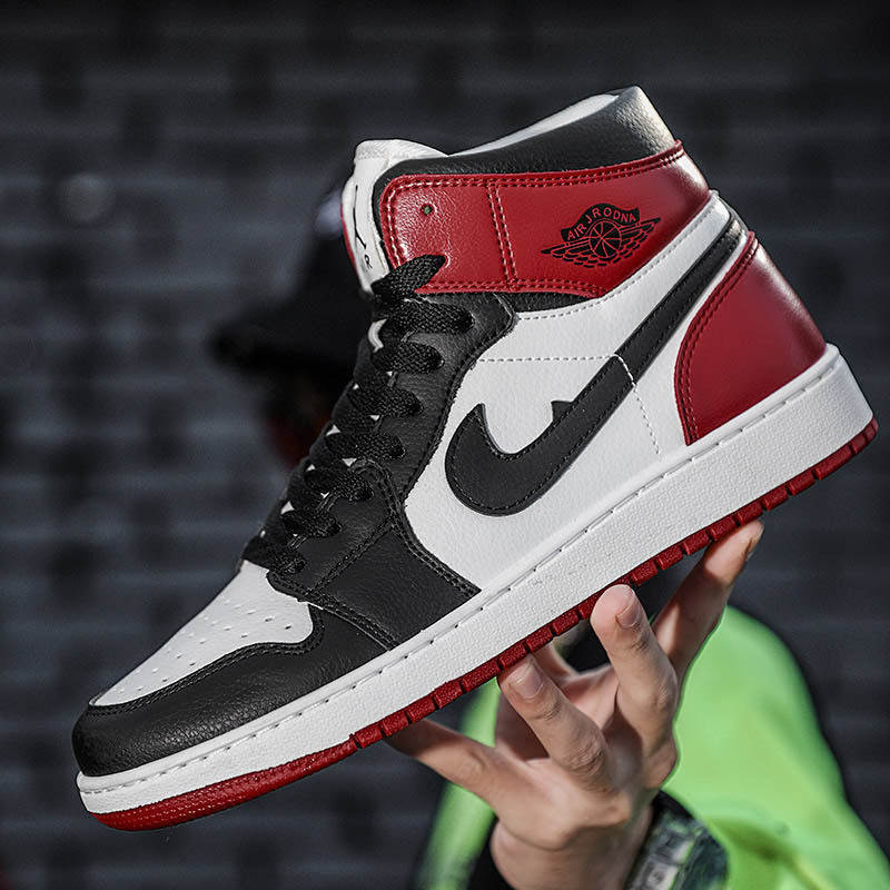 高帮篮球男鞋aj空军一号情侣休闲板鞋春秋中学生青少年潮流运动鞋