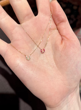 马上钻钱～日系圣诞限定同款复古小众U形马蹄项链/手链s925银镀金