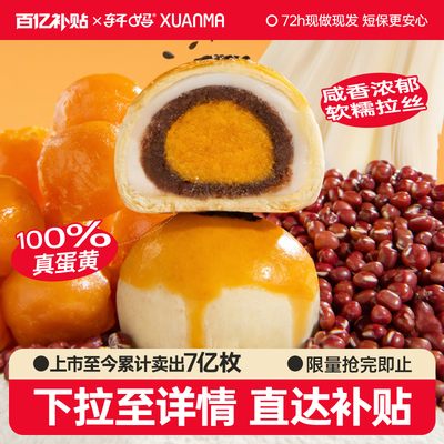 轩妈家蛋黄酥传统糕点伴手礼送礼面包甜品点心零食休闲食品小吃