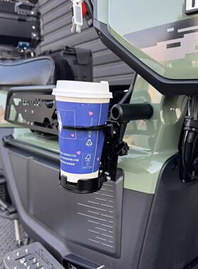 适用新大洲本田SquareX125铝合金水杯支架可折叠无损安装