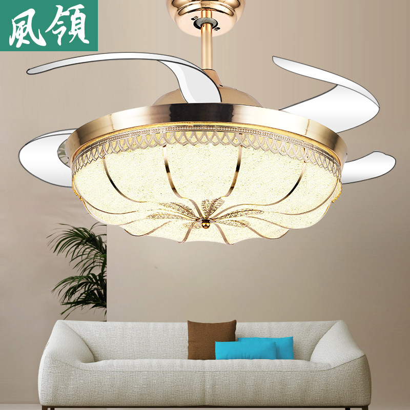 European style Restaurant invisible Fan light a living room Ceiling fan lamp bedroom Electric fan Light belt household electric fan a chandelierin the Electrical life , Ceiling fan  category - from Buy2taobao.com to provide professional Taobao agent buy service