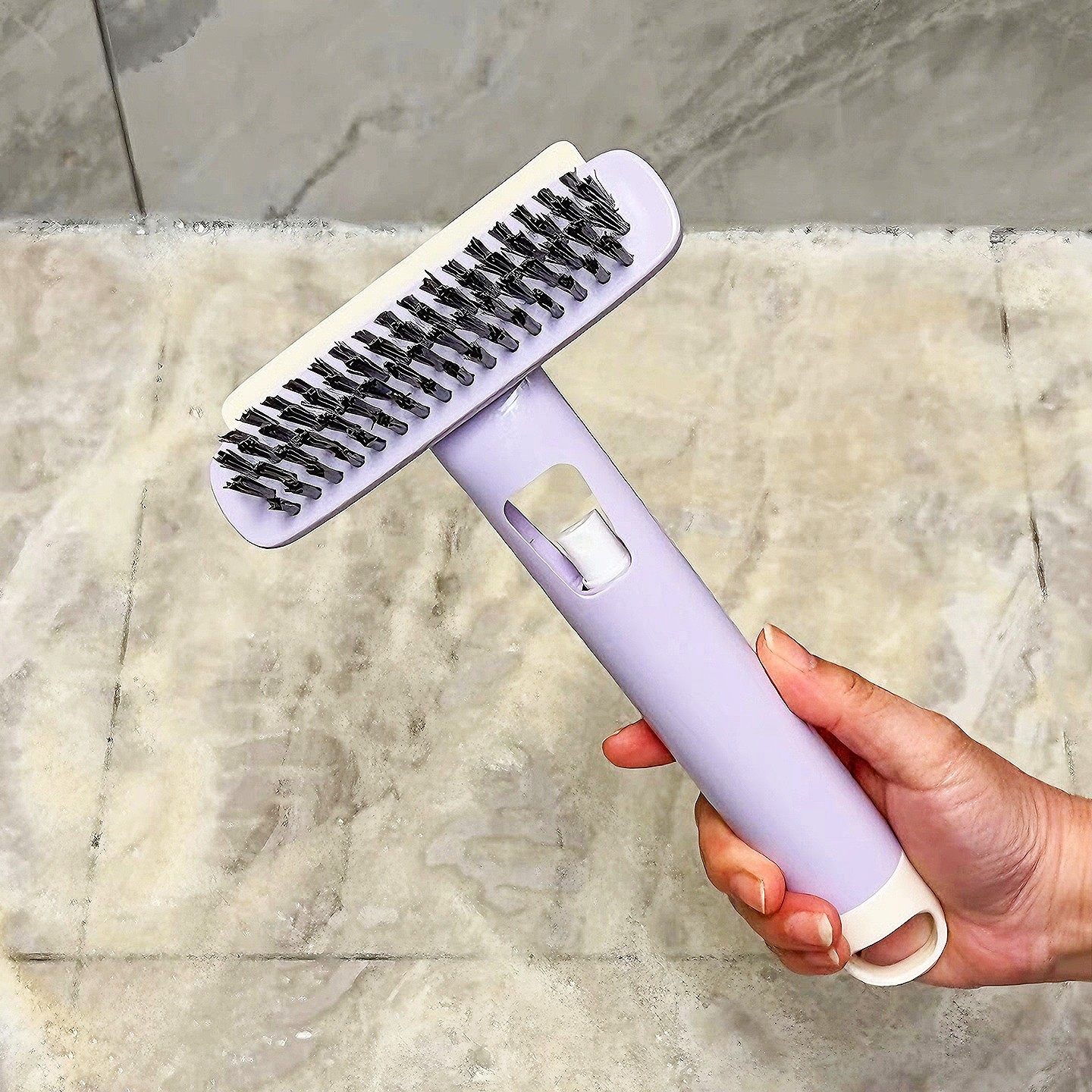 四合一浴室清洁刷多功能可旋转可喷液缝隙刷新年大扫除清洁工具,家庭/个人清洁工具,卫生间用刷,淘宝优惠券,粉丝福利购,淘宝优惠卷