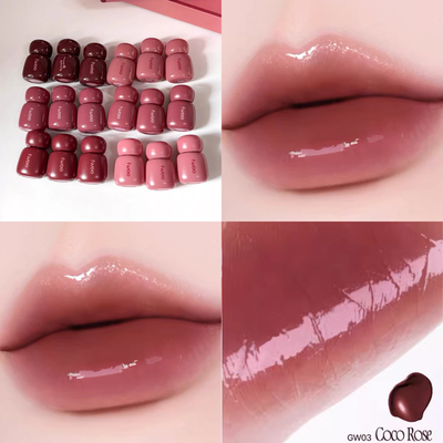 fwee玫瑰系列水光镜面唇釉GW03