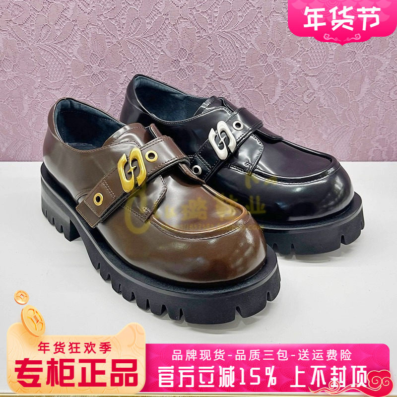 正品Kiss Kitty女鞋2025春季新款英伦套脚小皮鞋单鞋SA65130-38