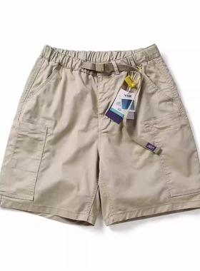 25SS夏季紫标Chino Cargo Pocket Field Shorts日系街头工装短裤