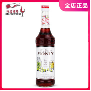 调咖啡酒吧鸡尾酒饮料 MONIN莫林青梅酒风味糖浆700ml