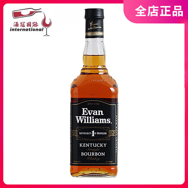 Evan williams bourbon whiskey 美国爱威廉斯波本威士忌 43%vol图片