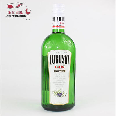 洋酒 卢布斯基金酒 LUBUSKI GIN 波兰原装进口毡酒 700ml杜松子酒