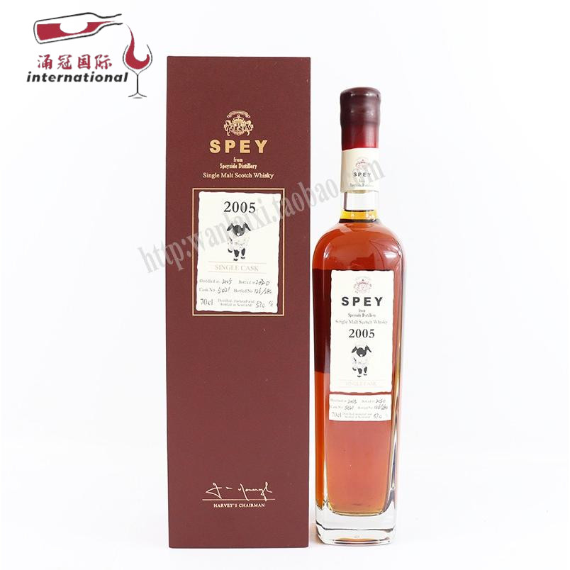 英国诗贝2005年单一桶单一麦芽苏格兰威士忌SPEY 2005 SNGLE CASK