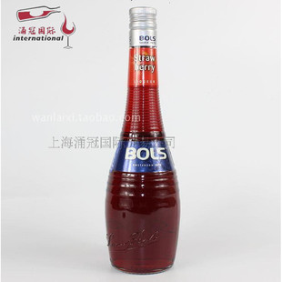 LIQUEUR 荷兰原装 甜酒 STRAW 波士草莓味力娇酒 BERRY BOLS 进口