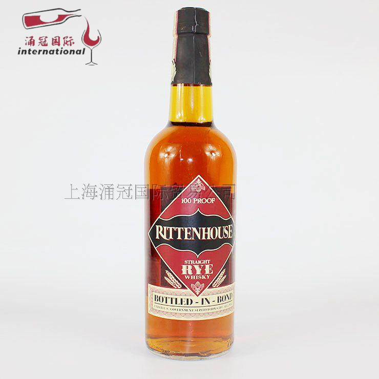 美国 瑞顿房纯正黑麦威士忌 Rittenhouse Straight Rye Whiskey