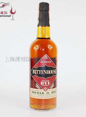 美国 瑞顿房纯正黑麦威士忌 Rittenhouse Straight Rye Whiskey