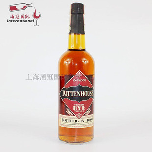 美国 瑞顿房纯正黑麦威士忌 Rittenhouse Straight Rye Whiskey