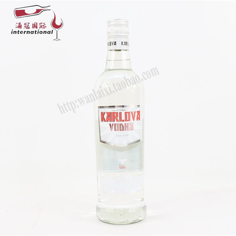 西班牙进口卡尔洛瓦伏特加KARLOVA VODKA 基酒调酒鸡尾酒 700ml