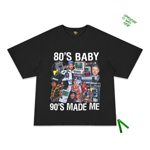 高街学院风vibe油画印花