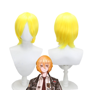 【烈火】边狱巴士公司Don Quixote cos堂吉诃德黄色收脸动漫假发