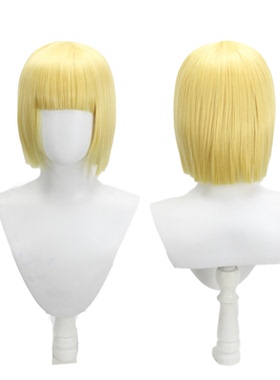 【烈火】死神 BLEACH 漂白 平子真子黄色波波头短齐发cos动漫假发