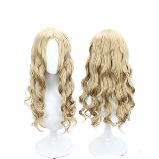 【烈火】 阿鲁卡多 恶魔城 米金色中分长卷发 阿鲁卡德 有角幻也