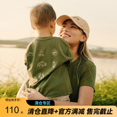 出游露营短袖 家庭装 圆领TEE 儿童男女款 AlphaGym户外山系亲子装