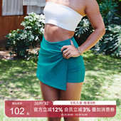 不规则裙裤 美式 防走光包臀短裙 新款 AlphaGym扭结休闲半身裙女夏季