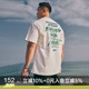 潮流印花T恤纯棉上衣 新款 AlphaGym美潮态度字母短袖 运动夏季