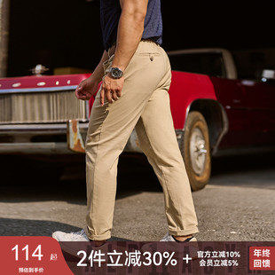 夏季 裤 棉质长裤 运动裤 AlphaGym 男直筒商务休闲裤 直筒卷边工装