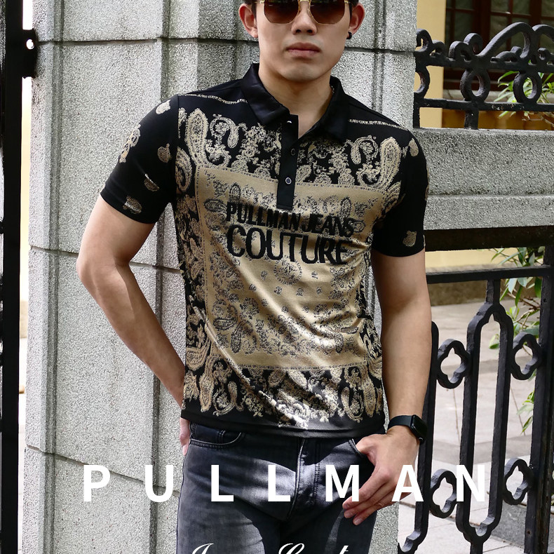 2025春夏新款男士短袖POLOT恤