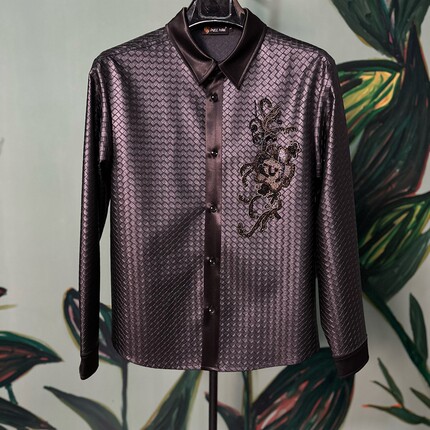 【PULLMAN】缎边编织秋冬季男士夹克