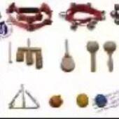 奥尔夫打击乐器套装 儿童教具宝宝响板沙锤铃鼓双响筒木鱼沙蛋