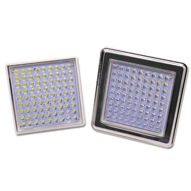 泳池水下灯水底灯泳池方形照明灯具水景池配件LED七彩灯装饰灯