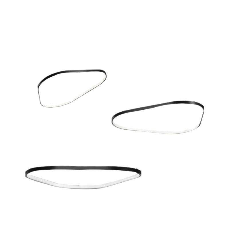 意式极简客厅别墅餐厅吊灯黑色高度艺术异形复式楼梯间酒店不规则