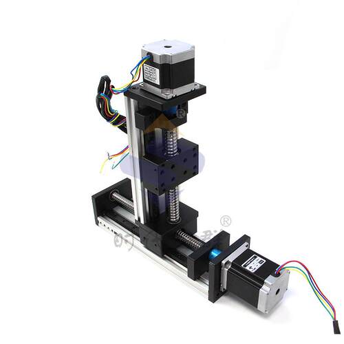 GX80双线轨滚珠丝杆导轨滑台模组龙门架规格行程现货重型工作台