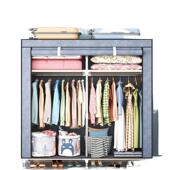 衣柜钢架结构新款 宿舍收纳柜 2024出租房衣柜家用卧室简易组装