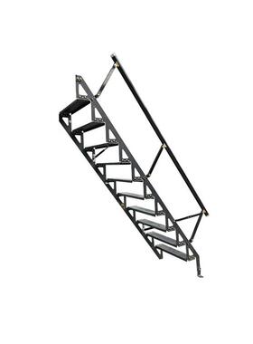 靠墙折叠楼梯别墅复试折叠梯贴墙上翻楼梯家用阁楼loft小复式楼梯