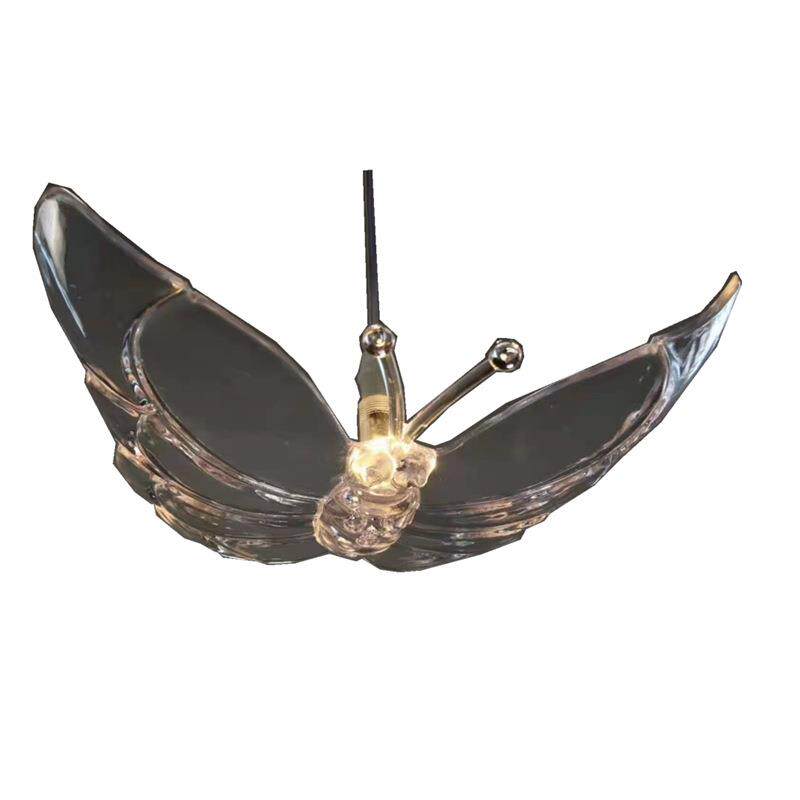 婚庆吊顶装饰亚克力花拉丝蝴蝶吊串路引灯婚礼场景布置道具田园风