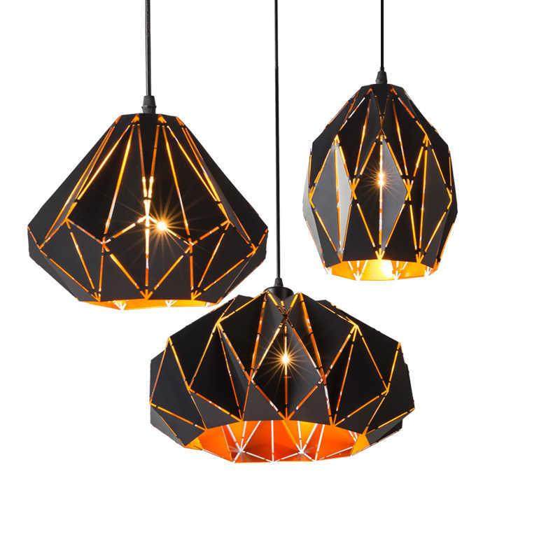 创意单头灯罩餐厅酒吧烧烤火锅店铺镂空铁艺复古工业风商用吊灯具,家装灯饰光源,智能吊灯,淘宝优惠券,粉丝福利购,淘宝优惠卷