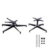 伊姆斯椅EAMES铝合金配件椅底盘懒人沙发椅子十字底座现代简约