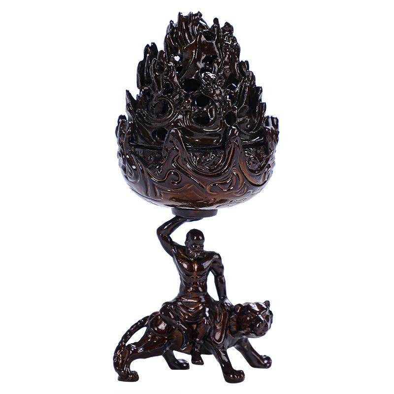 新款锌合金仿古博山炉盘香炉室内家用文房茶室熏炉禅意镂空檀香炉,餐饮具,茶道/香炉,淘宝优惠券,粉丝福利购,淘宝优惠卷