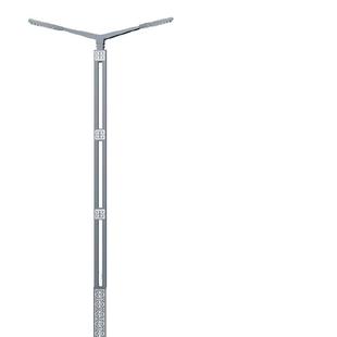 双头市电路灯LED高低臂路灯户外道路照明市政工程双臂路灯杆厂家