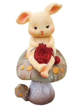 动物工艺品桌面小摆件家居花园客厅装饰品创意庭院阳台树脂摆件